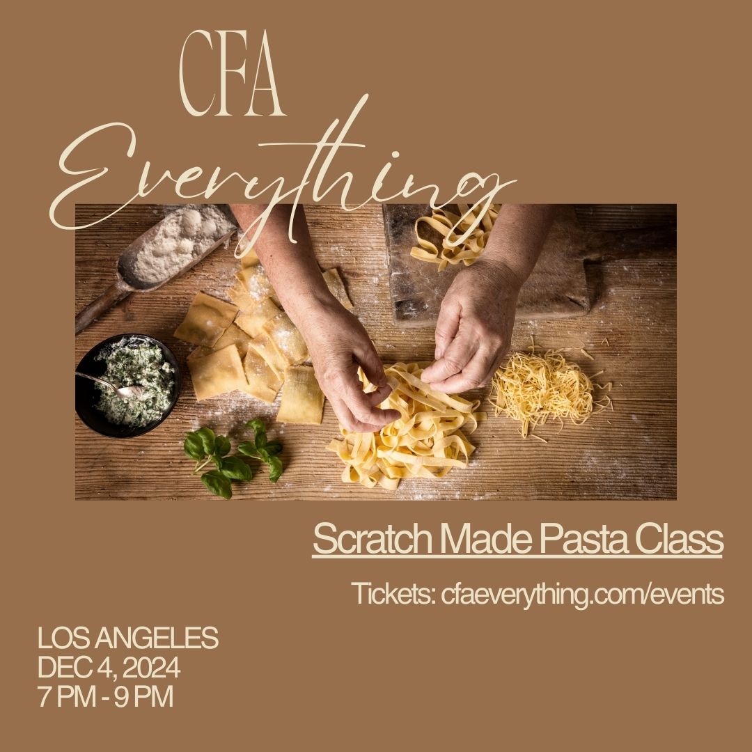 Scratch Made Pasta Class - Los Angeles (Dec 4th at 7pm)