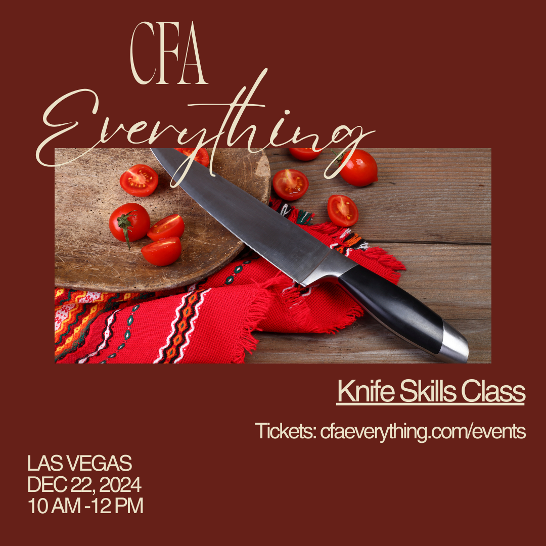 Knife Skills Class - Las Vegas (Dec 22nd at 10am)