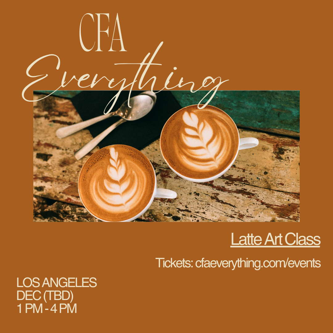 Latte Art Class - Los Angeles (TBD)