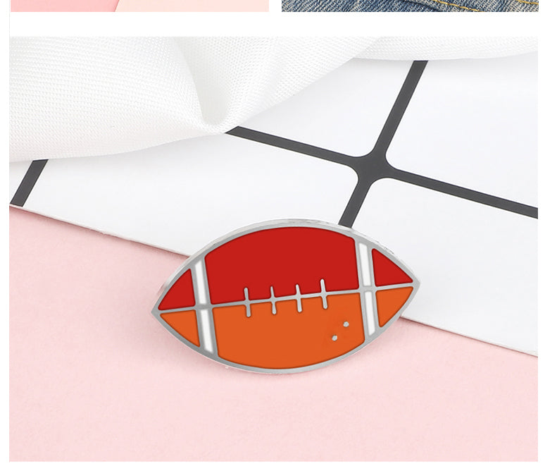 Sport Enamel Pin - Rugby