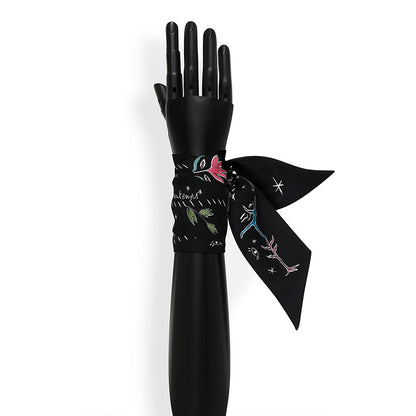 Season Scarf - Spring Black