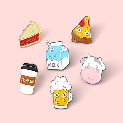 Food Enamel Pin - Coffee
