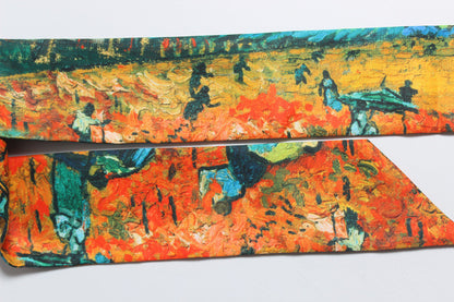 Painting Twilly Scarf - Sunflowers