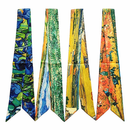 Painting Twilly Scarf - Harvest