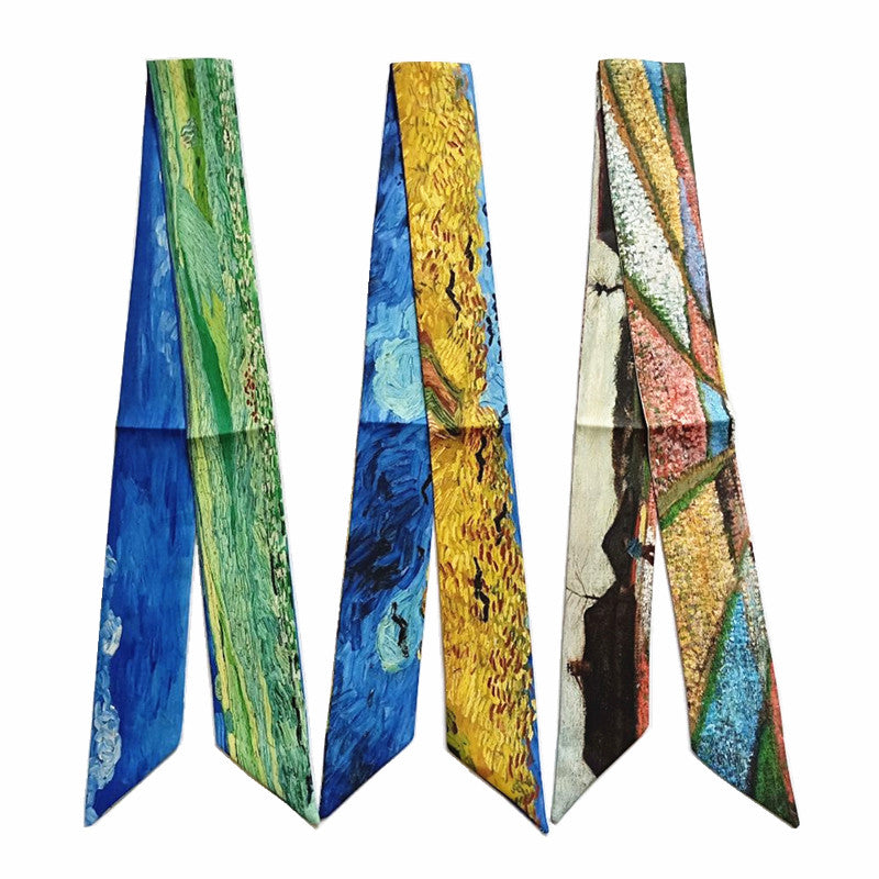 Painting Twilly Scarf - Harvest