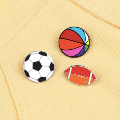Sport Enamel Pin - Rugby