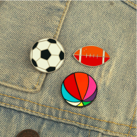 Sport Enamel Pin - Football