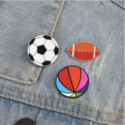 Sport Enamel Pin - Football