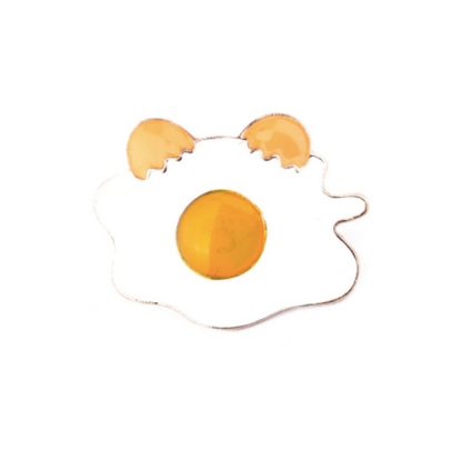 Fast Food Brooch Pin - Egg