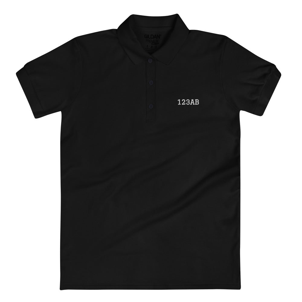 Embroidered Polo Shirt - Tail Numbers