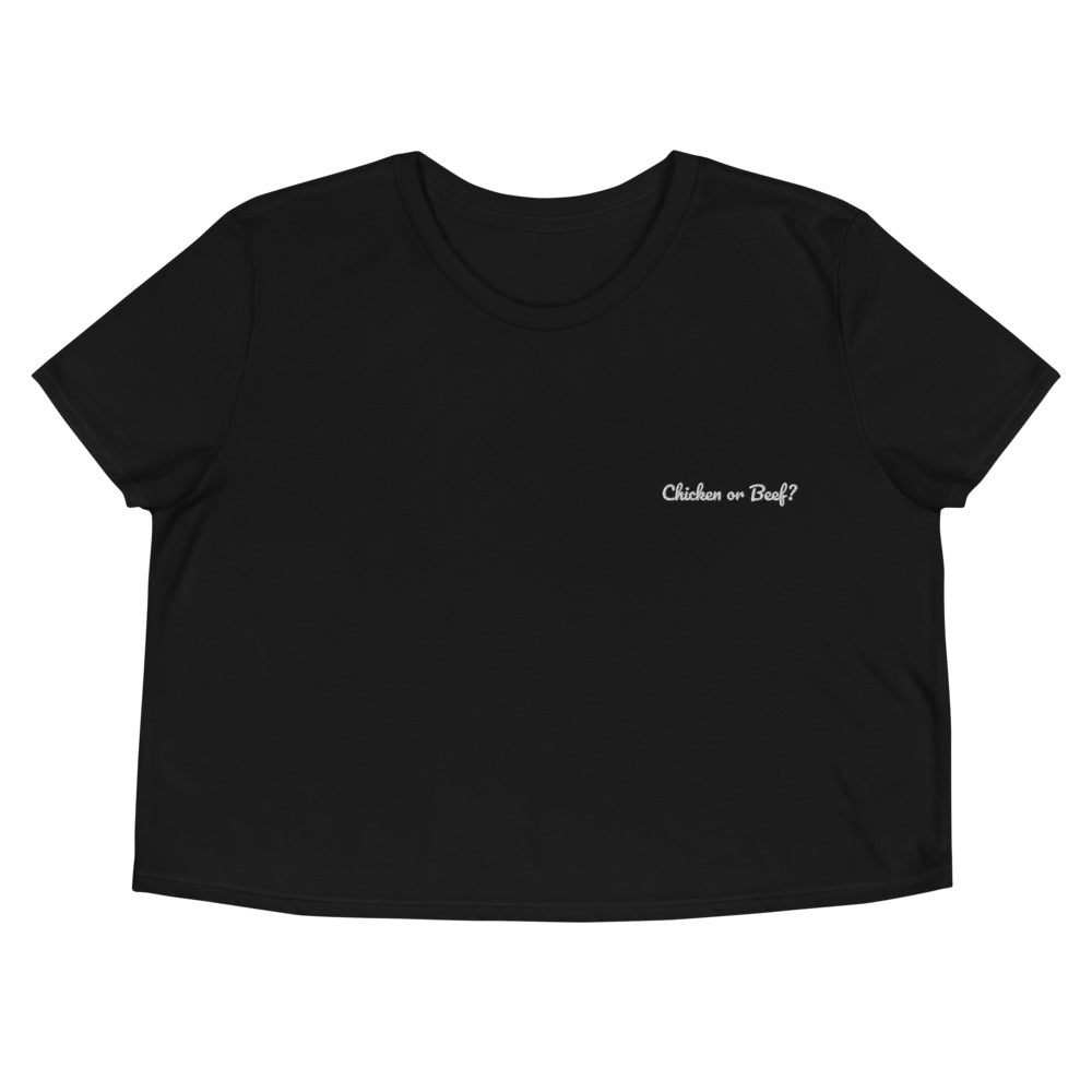 Crop Tee - Chicken Or Beef?