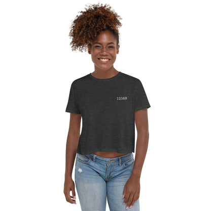 Crop Tee - Tail Numbers