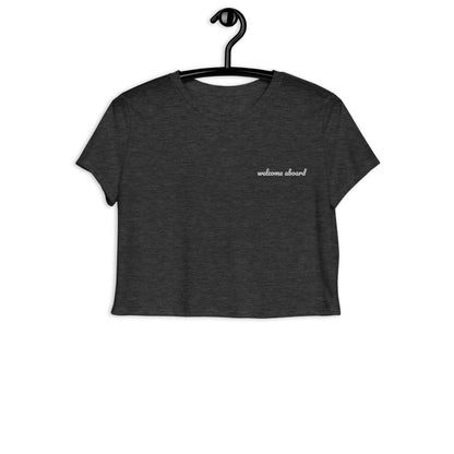 Crop Tee - Welcome Aboard