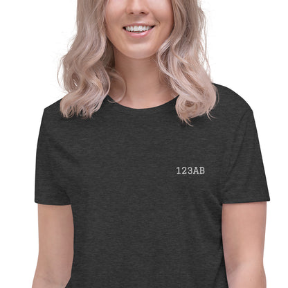 Crop Tee - Tail Numbers