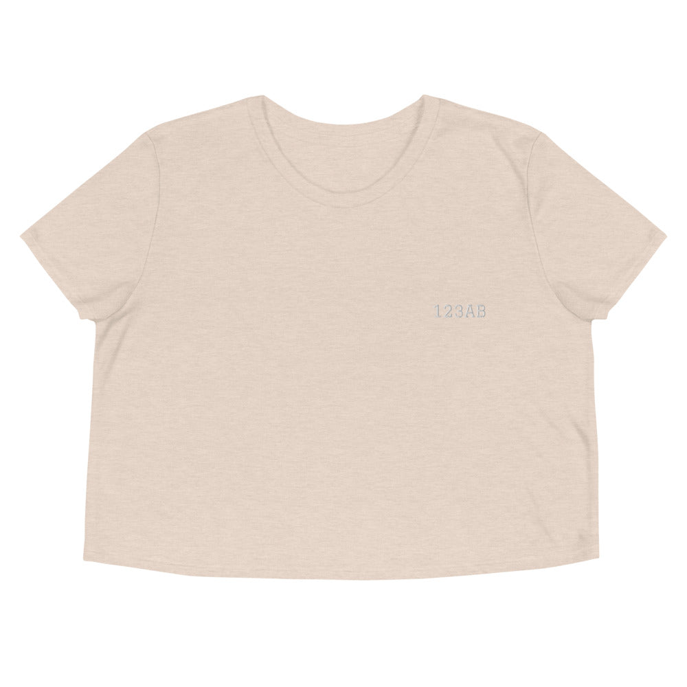 Crop Tee - Tail Numbers