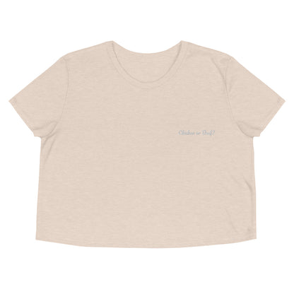 Crop Tee - Chicken Or Beef?