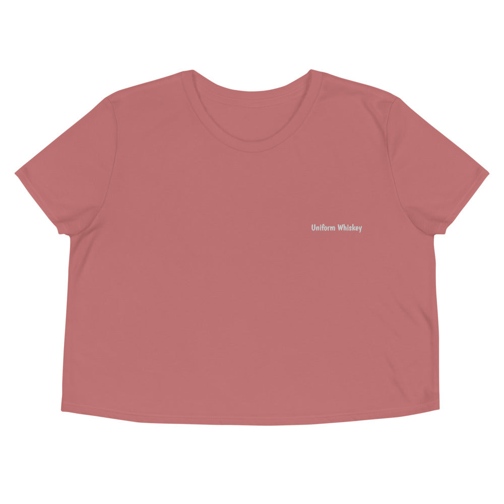 Crop Tee - Phonetic Alphabet
